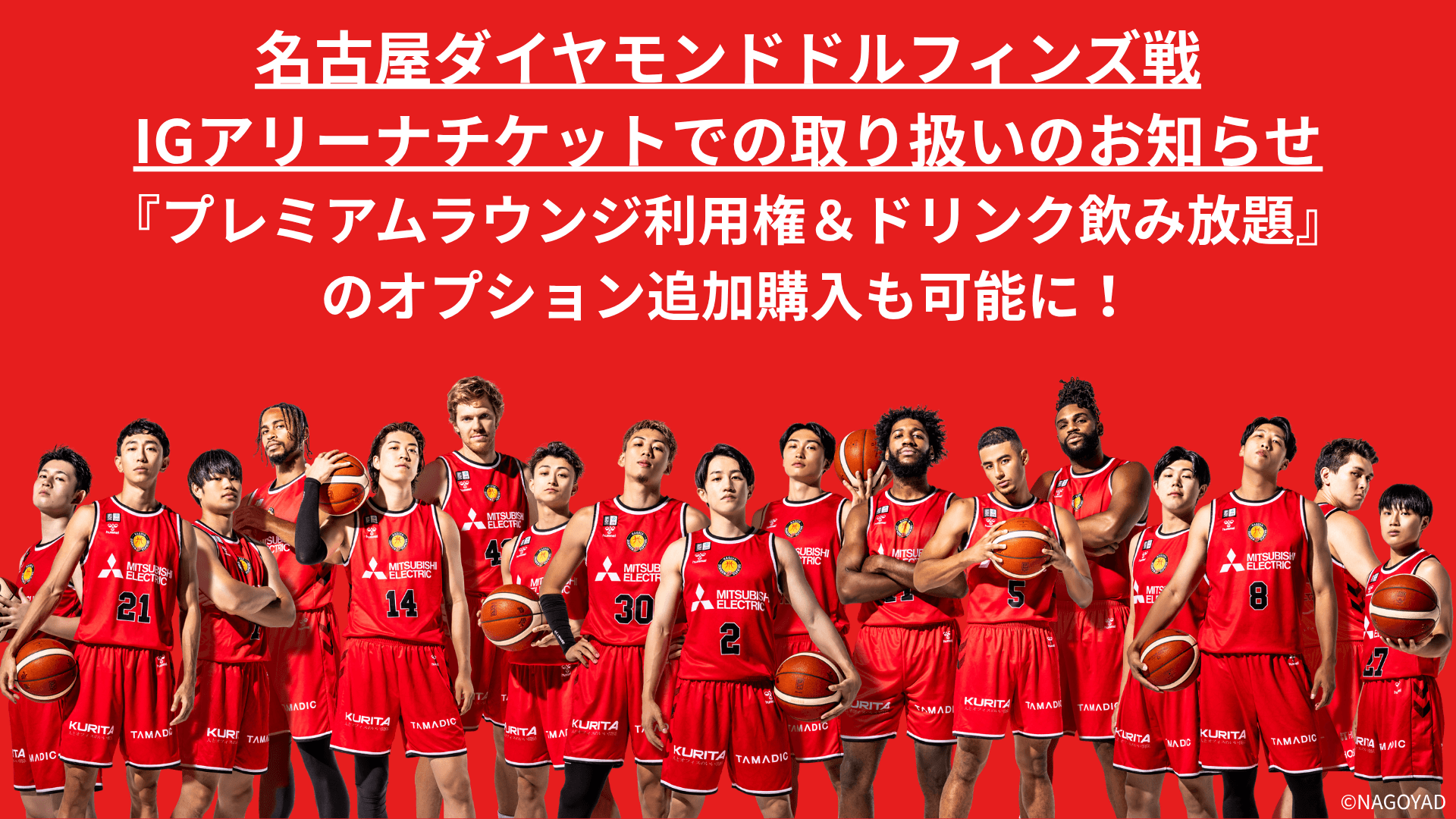 名古屋ダイヤモンドドルフィンズ ホームゲームをIGアリーナチケットにて取扱い中!