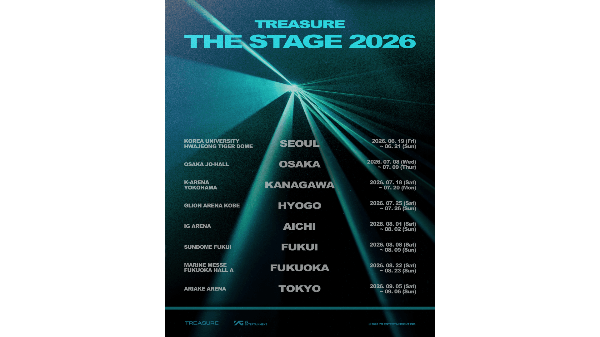 TREASURE THE STAGE 2026 IN JAPAN